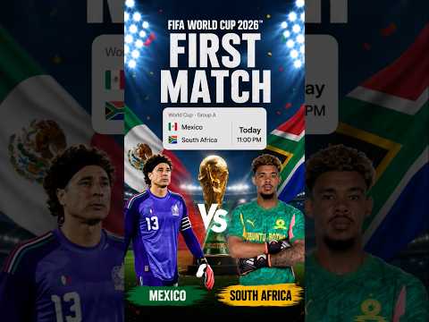 🔥 IT’S MATCHDAY! 🔥The road to FIFA World Cup 2026 begins #worldcup #fifa2026 #mexicovssouthafrica