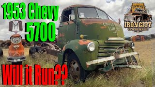 1953 Chevy 5700 COE- Will it run after 50 years?? Western Project Truck rescue.