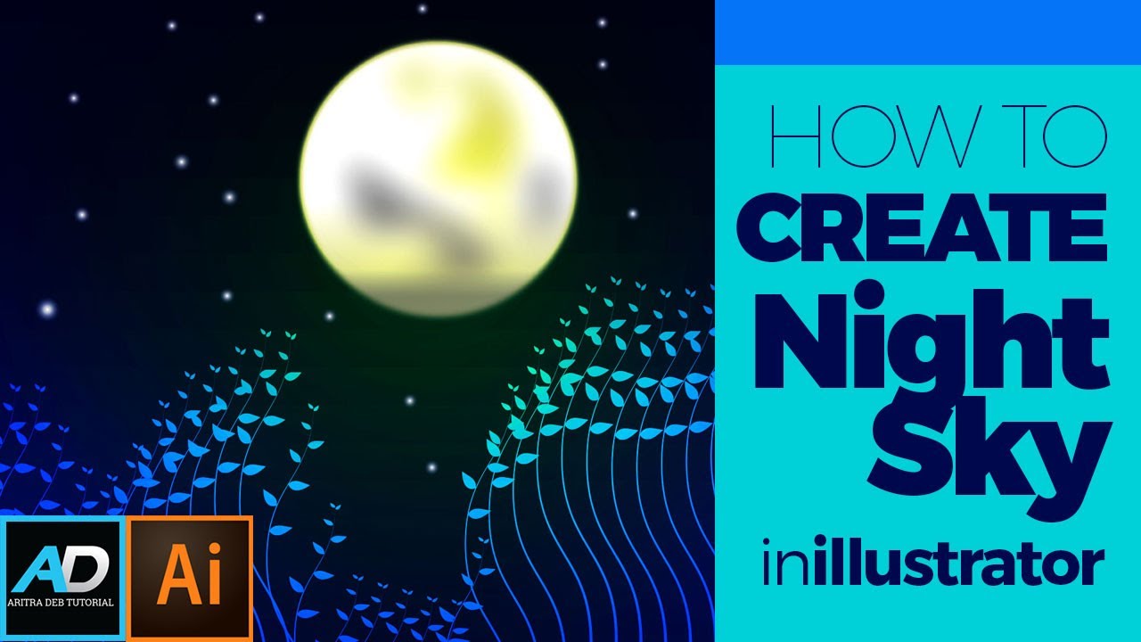 AI Workshop: How To Create A Starry Night in Illustrator