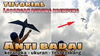membuat layangan burung kurus anti badai