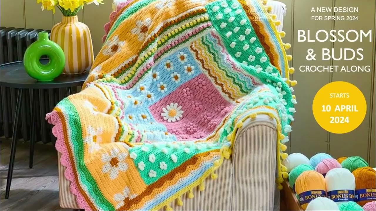 Sirdar Blossom and Buds Crochet Along Spring 2024 YouTube
