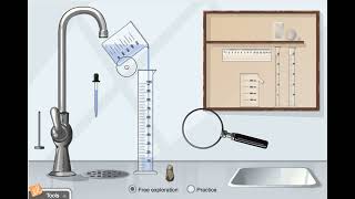 Water displacement Method Gizmo