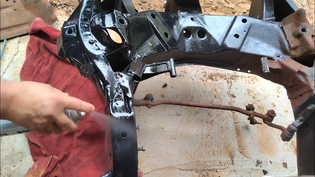 57 Chevy 210 painting over Rust Reformer with ACE Rust Stop YouTube