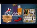Diy#organiser #table #decore #handmade #weast #cardboard #and #wallpaper #👍#subscribe #like #share 🤗