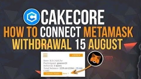 How to connect CakeCore to metamask wallet successful. full video. #crypto #metamask #cakecore