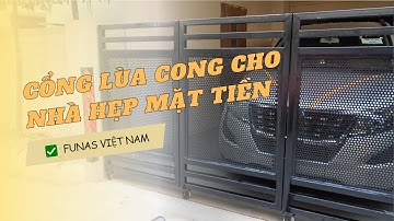 Cổng Lùa Cong Tự Động Đà Nẵng - Giải Pháp Tối Ưu Cho Nhà Hẹp Mặt Tiền | ✅ Funas - Đà Nẵng