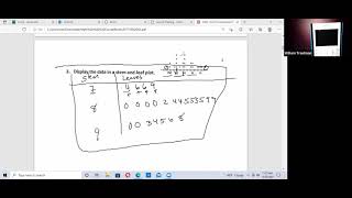 Math 1342 Stats  Final exam Review using TI-Nspire Calculator