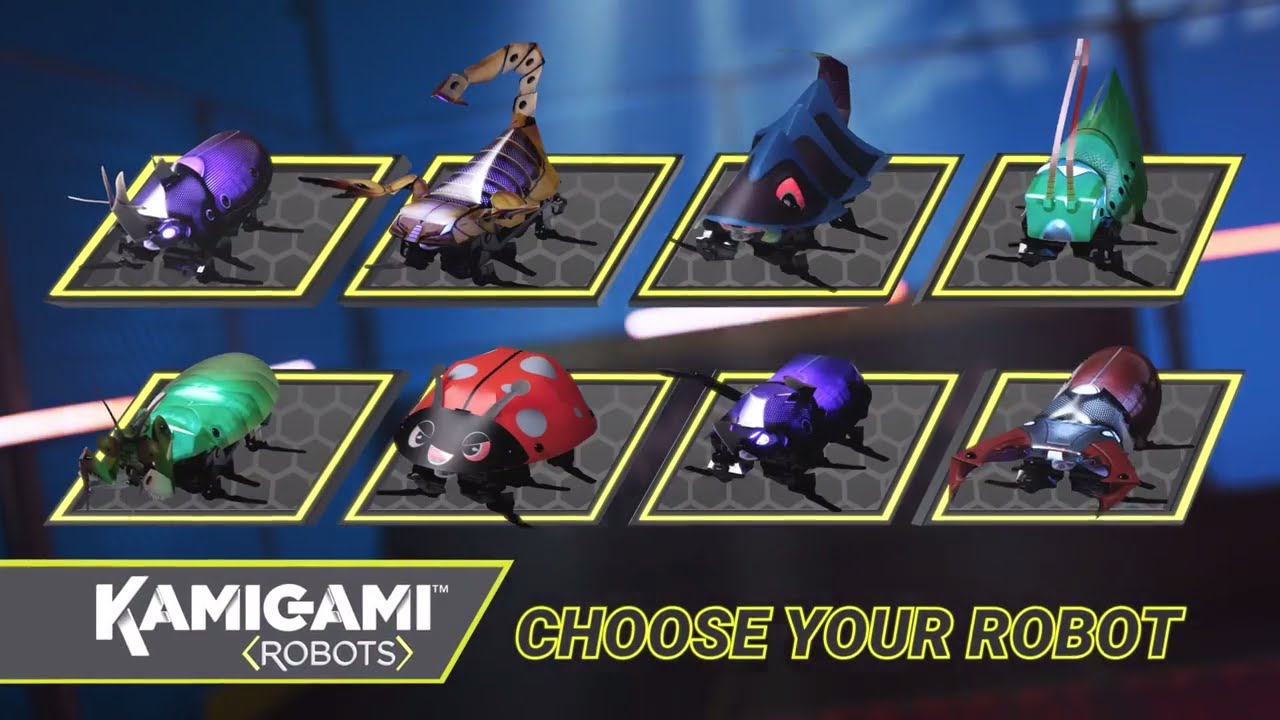 This Is Kamigami Robots: Build. Program. Race. Sumo. | Mattel - YouTube