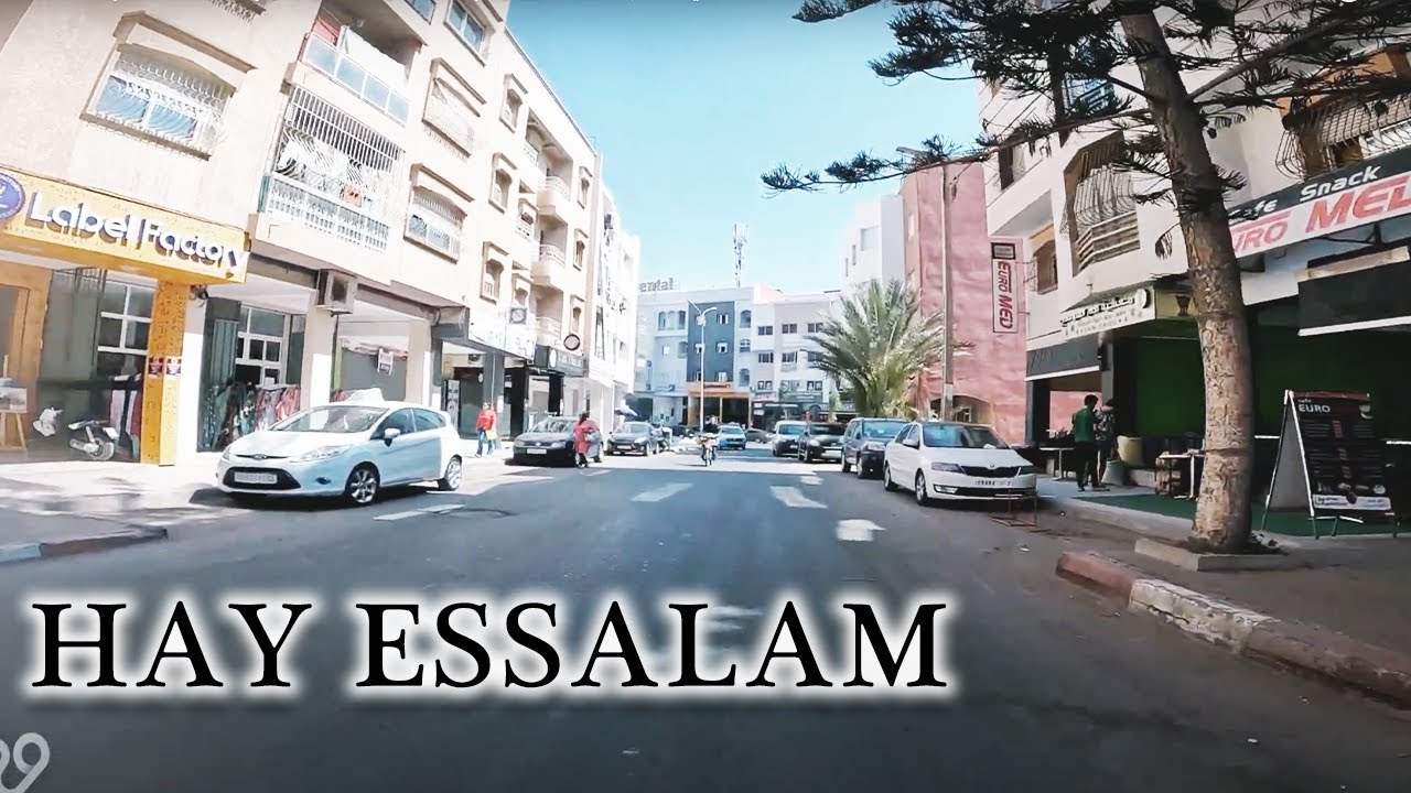 جولة رائعة بحي السلام أكادير🤩/Hay Essalam Tour, Agadir [4K.60fps]✅