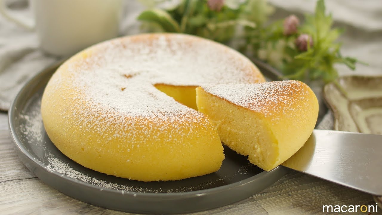 炊飯器で一発 口どけなめらか しっとりスフレチーズケーキ のレシピ 作り方 Youtube