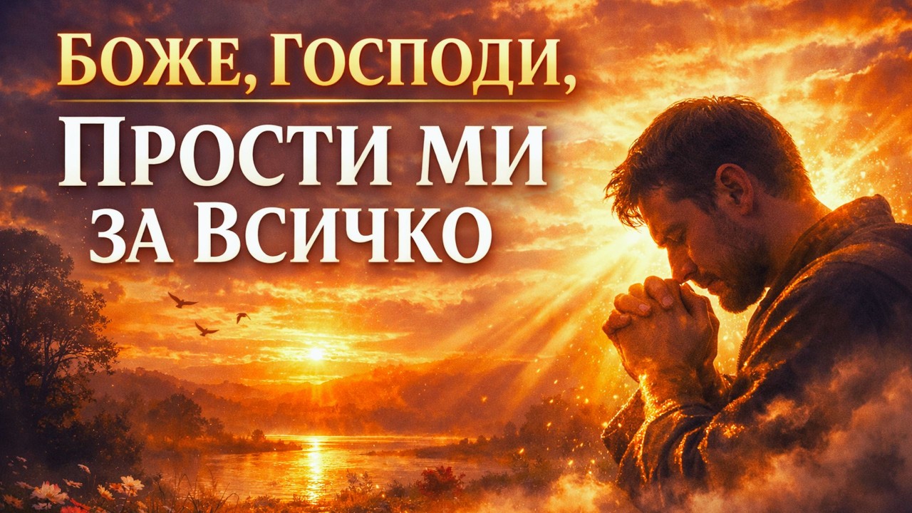 БОЖЕ, ГОСПОДИ, ПРОСТИ МИ ЗА ВСИЧКО!