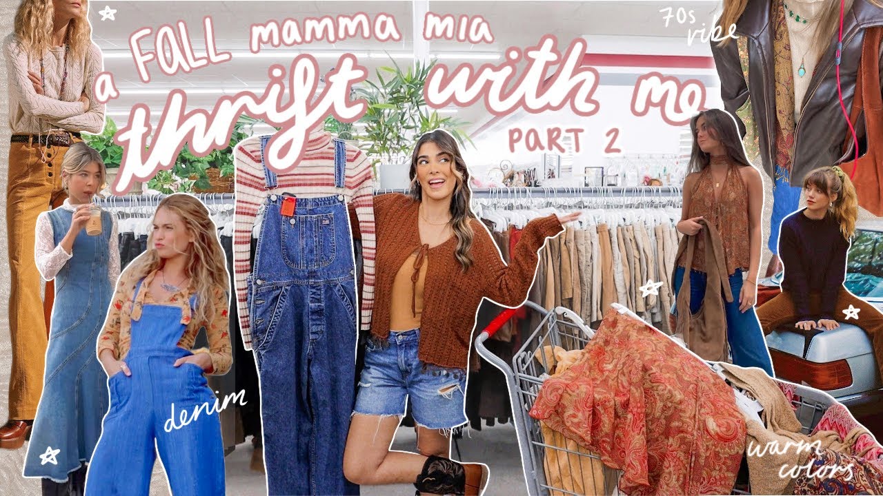a *FALL* MAMMA MIA inspired THRIFT WITH ME 🍂 *the PART 2 you've been waiting for!*