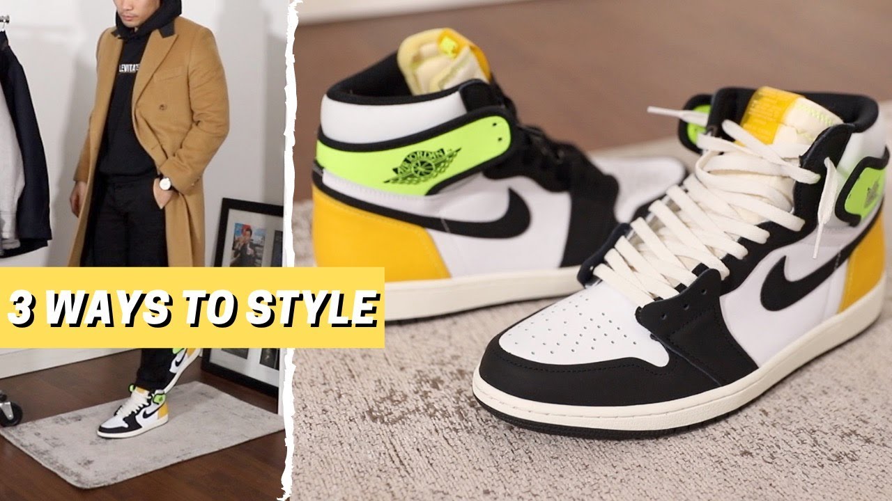 How To Style The Jordan 1 Volt Gold Sneakers Style Review Outfits Youtube