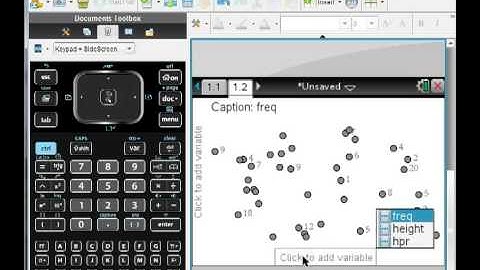 Histograms from Frequency Tables on the Nspire