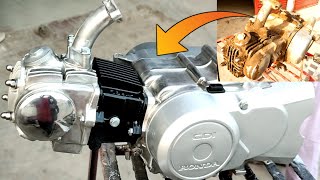 How To Clean Engine || complete restoration 70cc bike engine