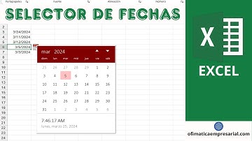 Cómo Insertar un 📅 CALENDARIO o SELECTOR DE FECHAS 📅 en Excel