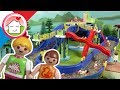 Playmobil en francais Dans les perles d´eau d´Aquapark - Playmobil parc aquatique Famille Hauser
