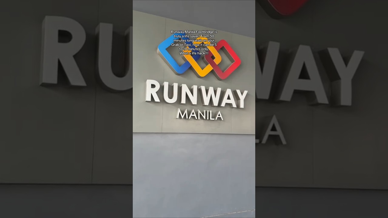 От Терминала 3 NAIA по пешеходному мосту Runway ManilaFootbridge можно добраться до курортов и от...