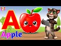 Phonics Song 2 with TWO Words in 3D - A For Apple🍎🍏- ABC Alphabet Songs with Sounds for Children's