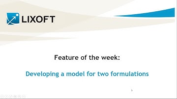 Feature of the week #95: Developing a model for two formulations