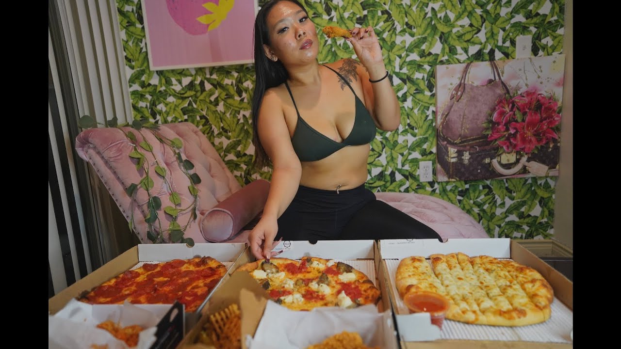 ♀️ “MUKBANG|OTTO'S PIZZA|KOREAN FRIED CHICKEN|SHARING ABOUT MYSELF @Creamy_asian@Creamy_asian”