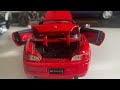 1.24 scale Red Honda S2000 #HondaS2000 #ScaleModel #Diecast #CarBuild #S2K