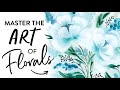 Master watercolor florals in this amazingly easy tutorial