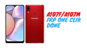 FRP SAMSUNG SM-A107F\A107M A10S \M01S ONE CLICK UNLOCKTOOL