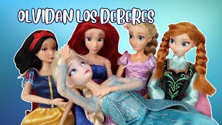 ¡Las Junior se Olvidan Sus Deberes! -  Princesas de Disney