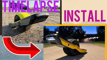 Onewheel GT Lightning Rails Install Timelapse!