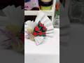 DIY Valentine day special Craft 💕🌹 flower bouquet #shorts #viralshorts #viralvideo
