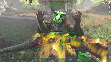 King Dinopithecus Boss Fight Official PVE Rex/Yuty/Pig