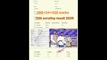 12th scrutiny result 2025 declared @bpscbihardaroga7372 #scruitnyresult #result #12thartsclass
