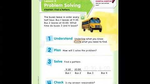 Problem-solving "Find a Pattern"