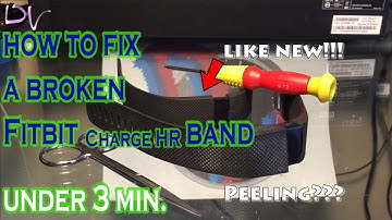 Fix fitbit charge HR bubbling by installing a brand new wristband !!