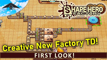 Creative New Factory TD! 🪶 | ShapeHero Factory - First Look