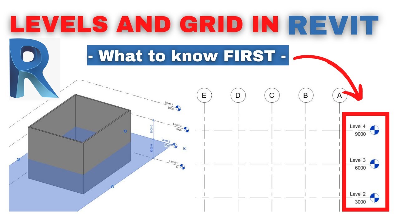 Levels and gridlines in Revit - Zero to Hero