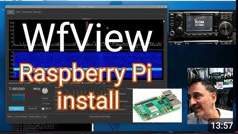 Raspberry PI5 - Install Wfview & Server Full Install