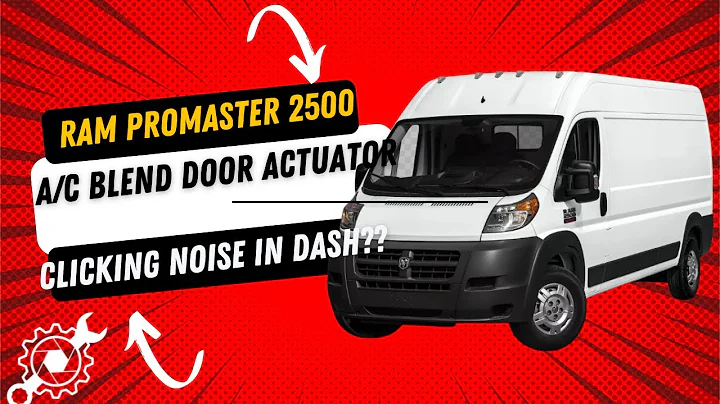 CLICKING NOISE IN DASH? NO AIR FROM AC VENTS? 2015-2025 RAM PROMASTER 1500 2500 #repair #howto #diy