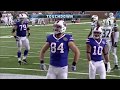 Scott chandler td snow plow celebration  bills vs jets 112414