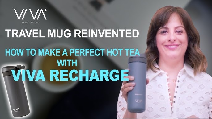 VIVA Recharge PRO Insulated Travel Tea Thermos + Press — Artemis Tea &  Botanical