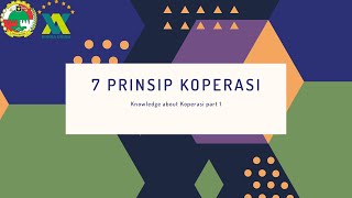 Prinsip koperasi adalah