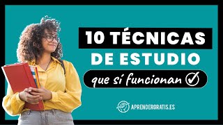 10 Técnicas de ESTUDIO que sí funcionan | Rendir extra en los estudios Aprender Gratis screenshot 2
