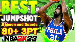 NBA 2K23 BEST BIGGEST GREEN WINDOW JUMPSHOT Builds 6'10 and up or Guards  6'5 to 6'9 80+ 3PT