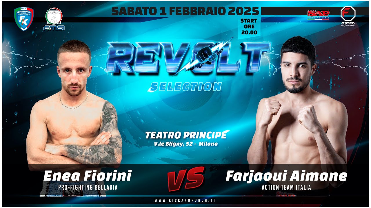 Enea Fiorini VS Farjaoui Aimane  selezioni REVOLT