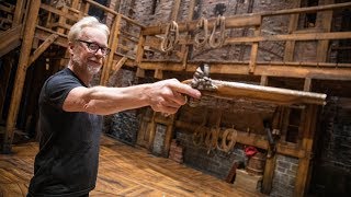 Adam Savage Examines the Props of Hamilton!