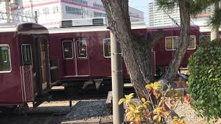 ◆切り離された車両がいっぱい　阪急電車　正雀車庫◆