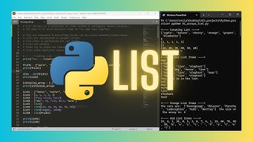 List in Python - Creating, Accessing, Looping, Slicing, Modifying, and Utilizing list Methods
