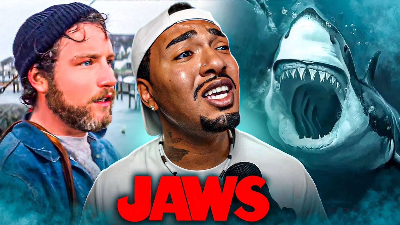 Guy TERRIFFIED Of Sharks Watches *JAWS* (1975) For The FIRST TIME!