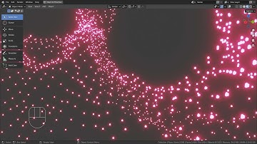 Blender Tutorial - Particles illusion by using the ocean modifier